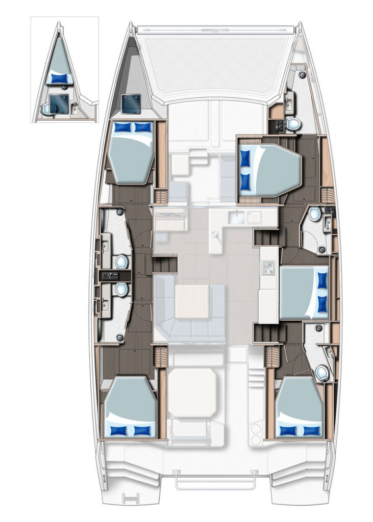Katamaran Sonea Charter Layout Katamaran Sonea Charter Layout